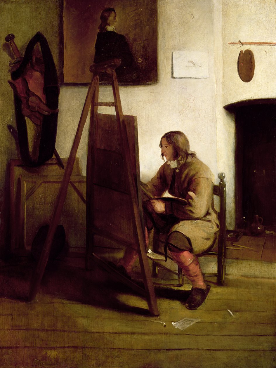 Un artiste dans son atelier - Carel Fabritius