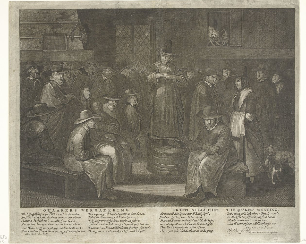 Réunion de Quakers - Carel Allard