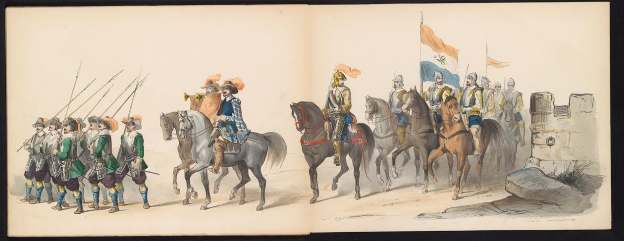 Mascarade des étudiants de Leyde, 1850 (pl. 13) - Carel Christiaan Antony Last