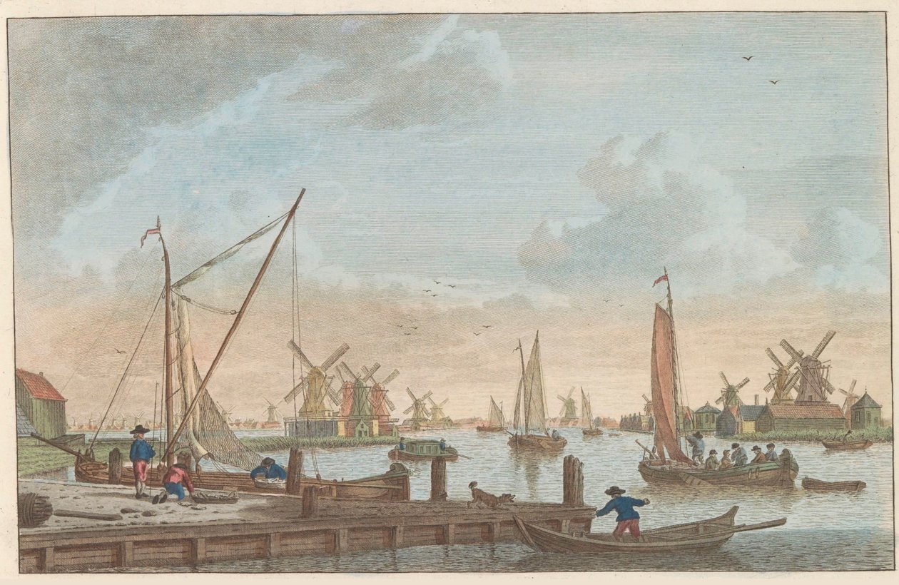 Wormerveer près du Saan - Carel Frederik Bendorp (I)