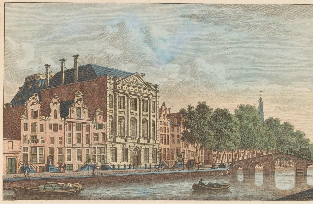 Bâtiment de Felix Meritis à Amsterdam, ca. 1790 - Carel Frederik Bendorp (I)