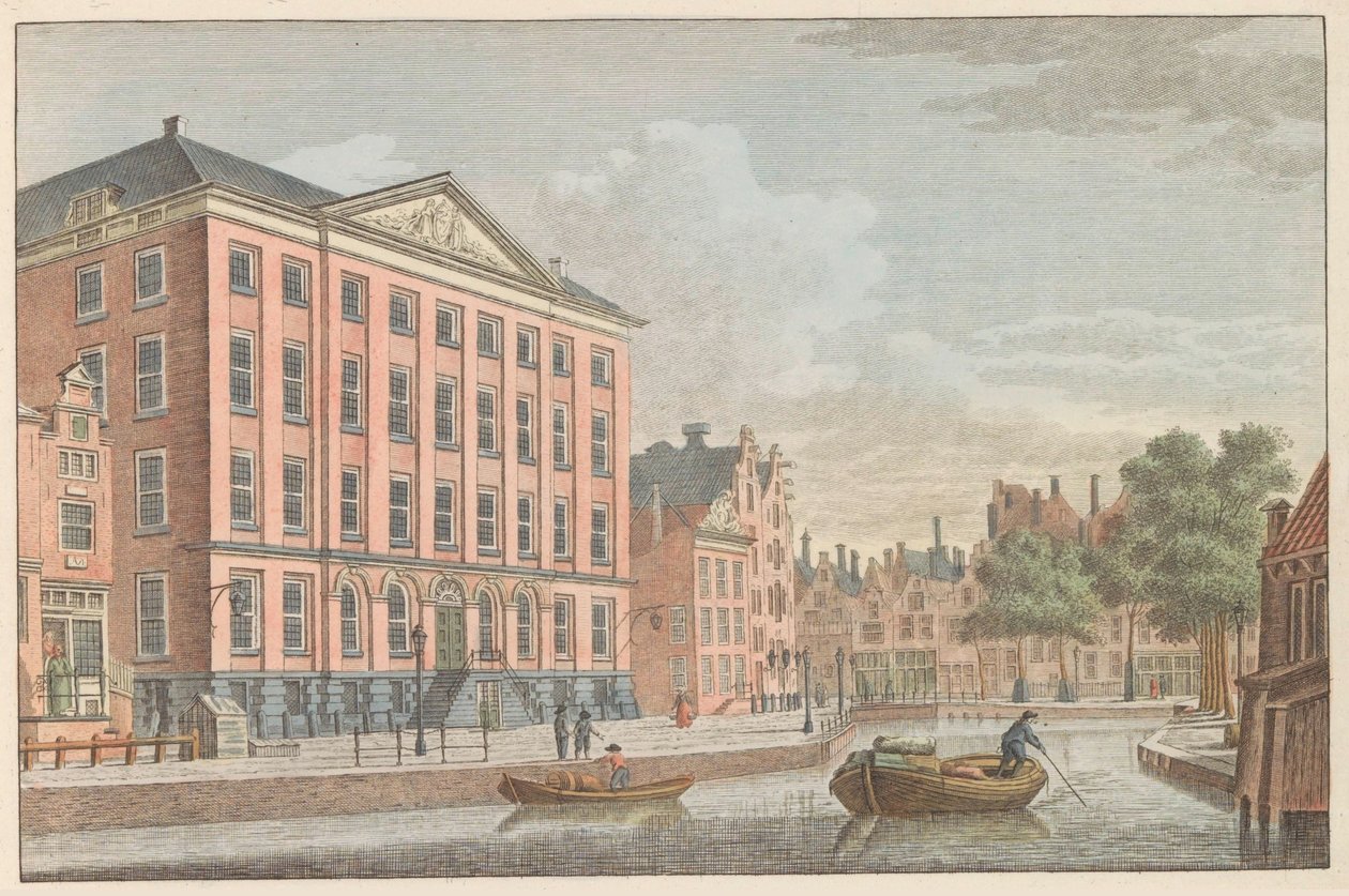 Maison des Vierges catholique à Amsterdam, vers 1790 - Carel Frederik Bendorp (I)