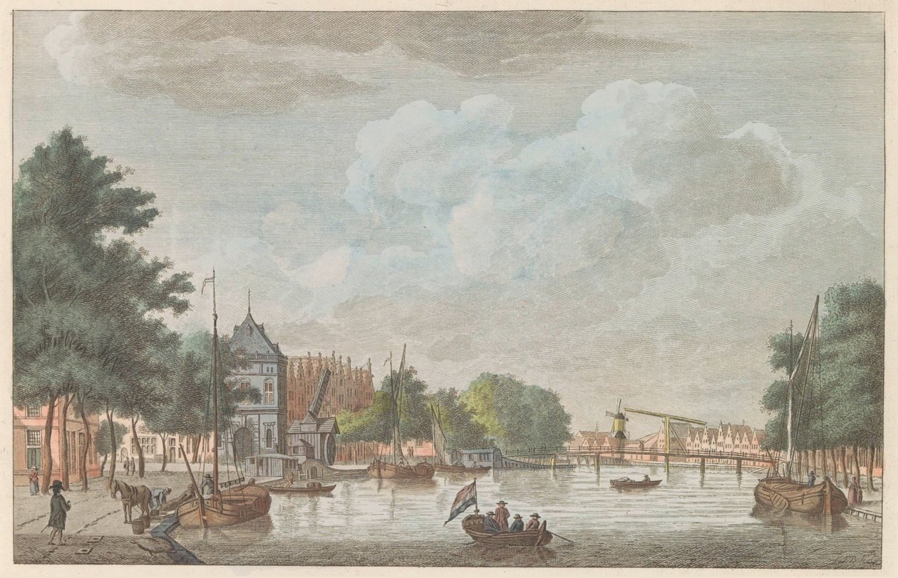 Spaarne à Haarlem, ca. 1790 - Carel Frederik Bendorp (I)