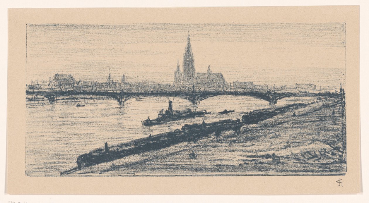 Vue de Francfort-sur-le-Main - Carel Nicolaas Storm van 