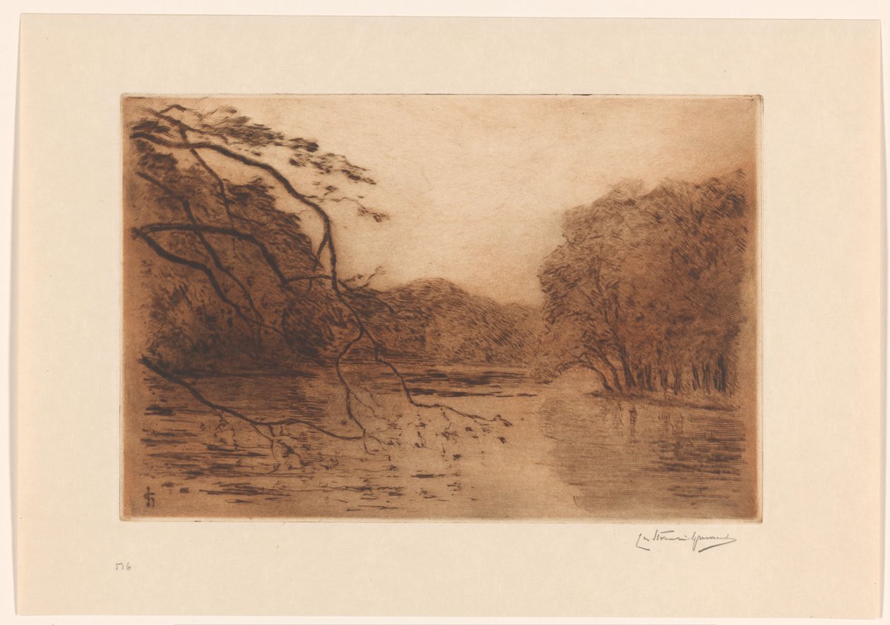 Étang dans la forêt de La Haye - Carel Nicolaas Storm van 