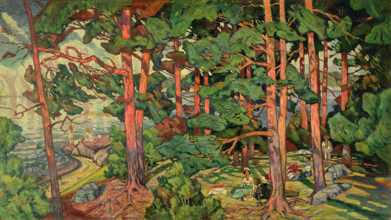 Paysage fauve, 1910 - Carl Edvard Diriks