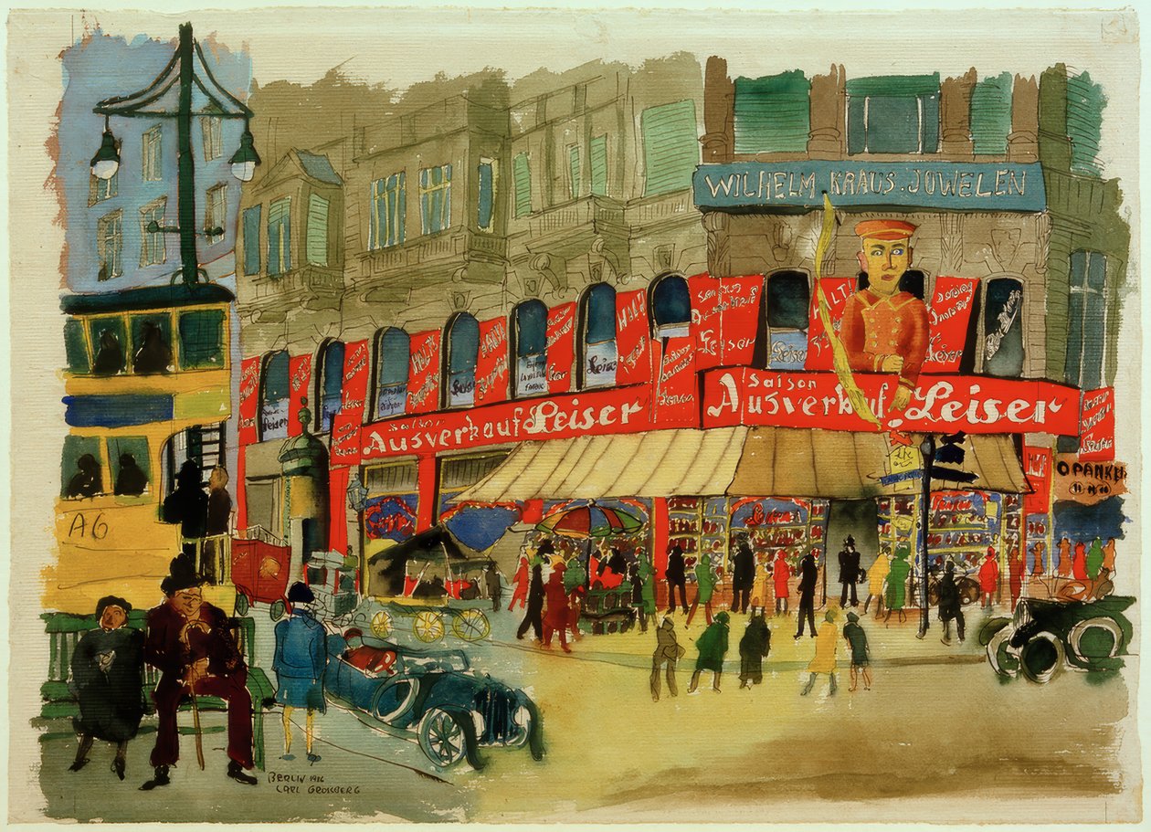 Berlin, Tauentzienstraße - Carl Grossberg