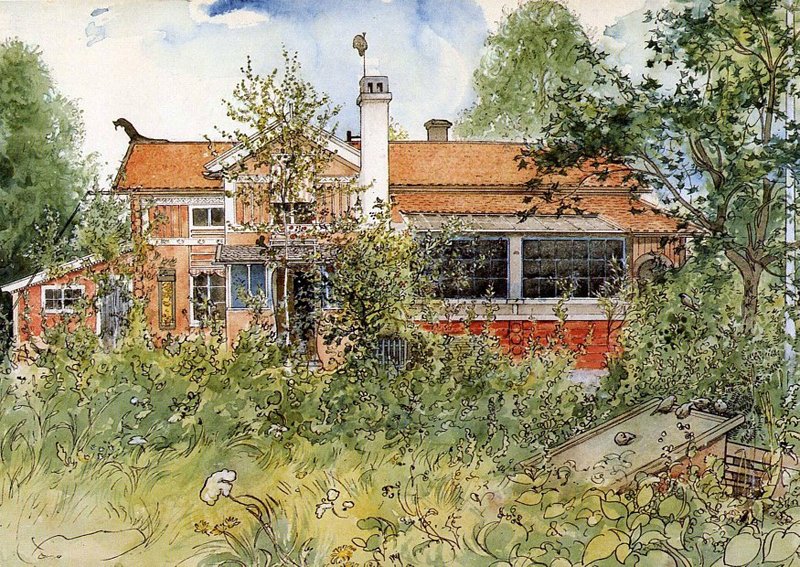 La maison du soleil - Carl Larsson