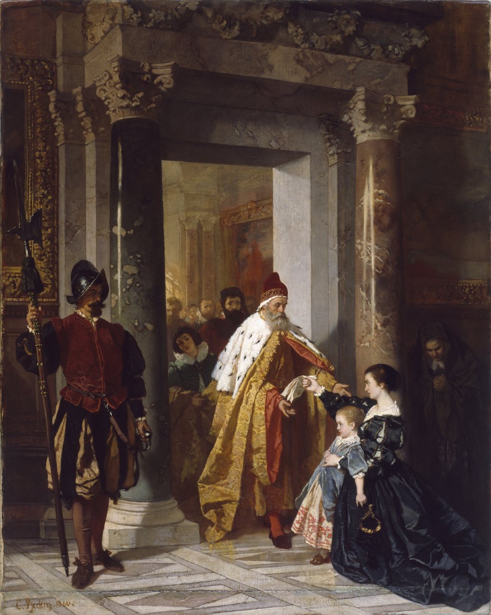 Pétition au Doge, 1860 - Carl Ludwig Friedrich Becker