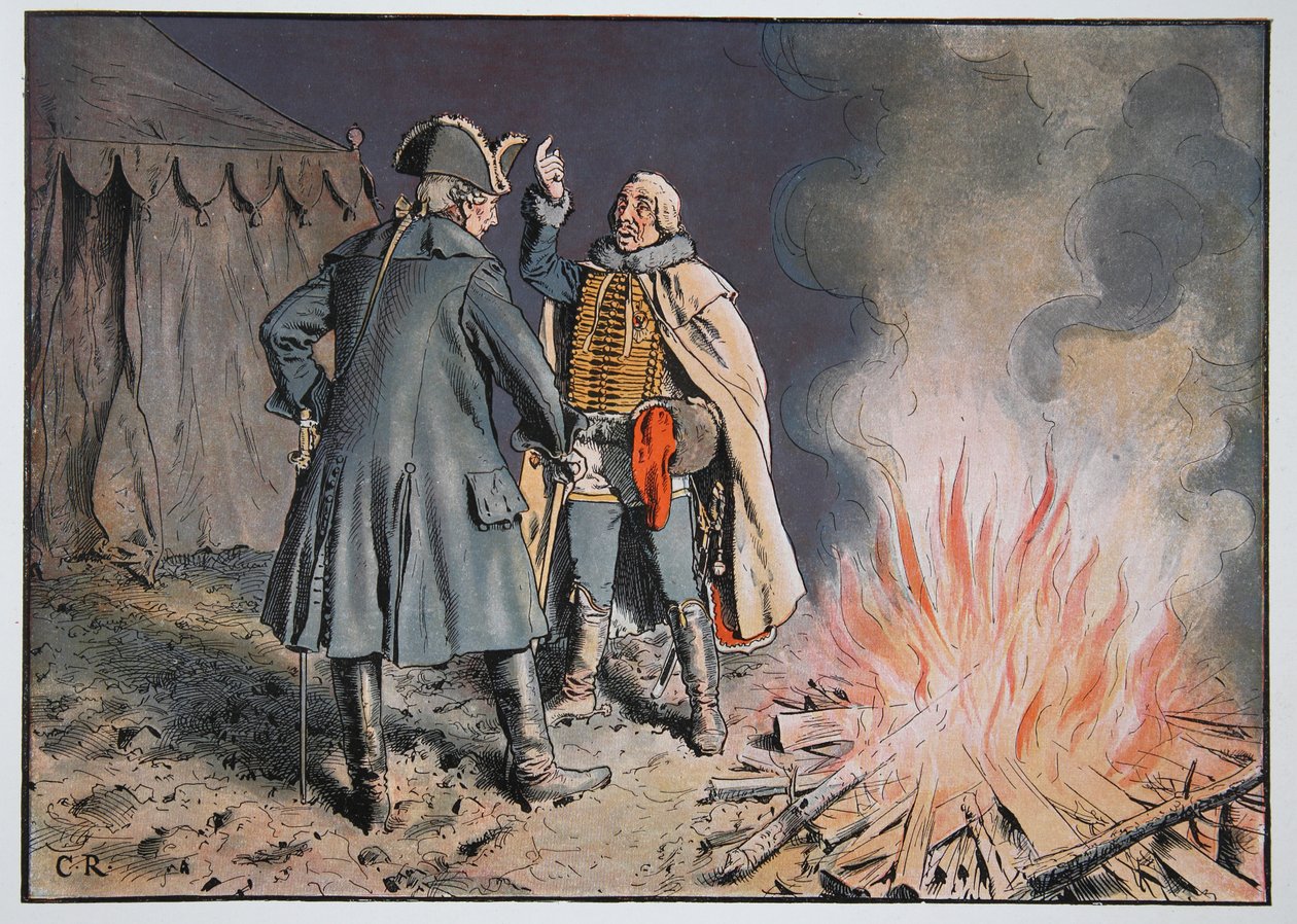 Dans le camp de Bunzelwitz, septembre 1761 | Carl Röchling
