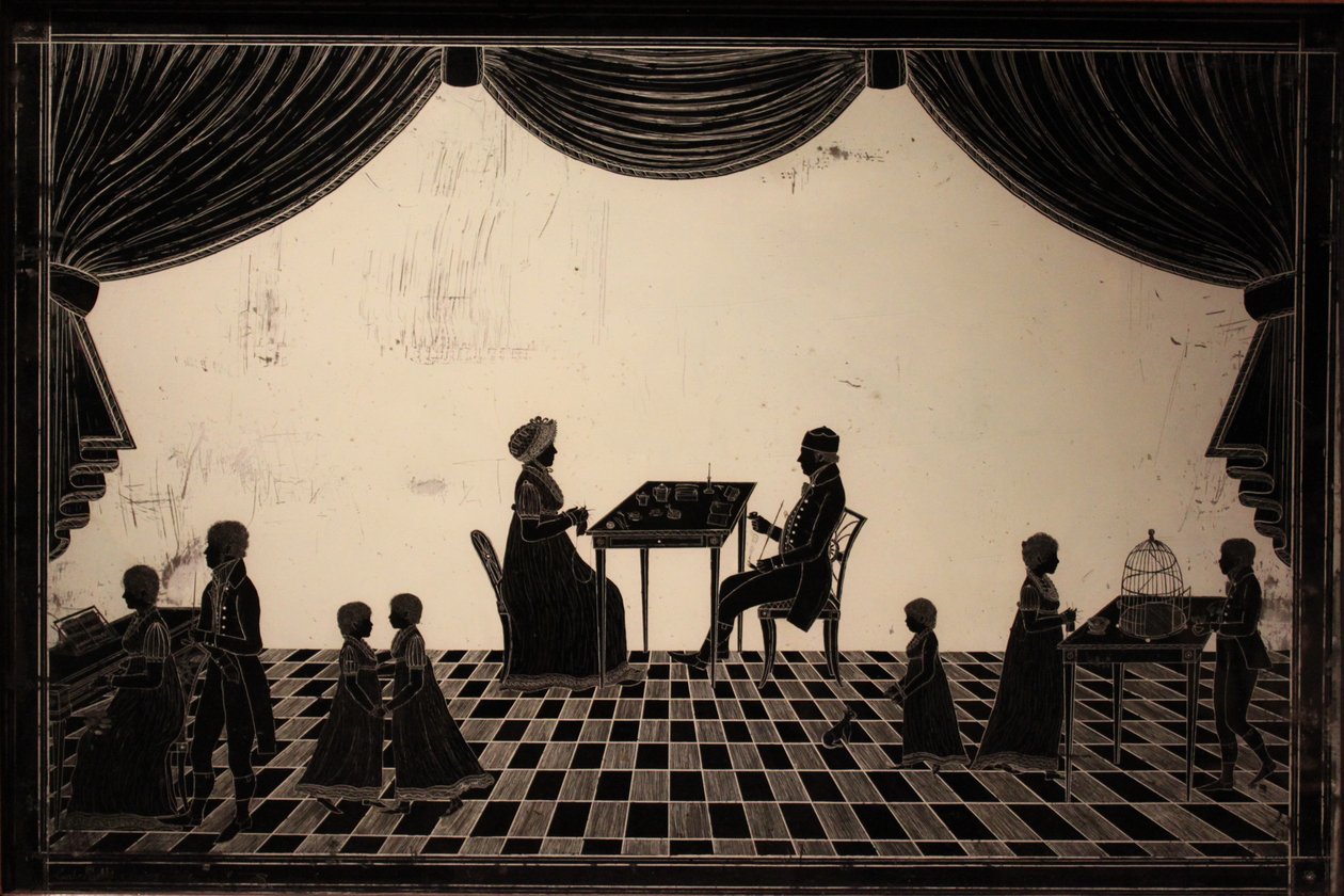 Une famille jouant et faisant de la musique - Carl Rothe