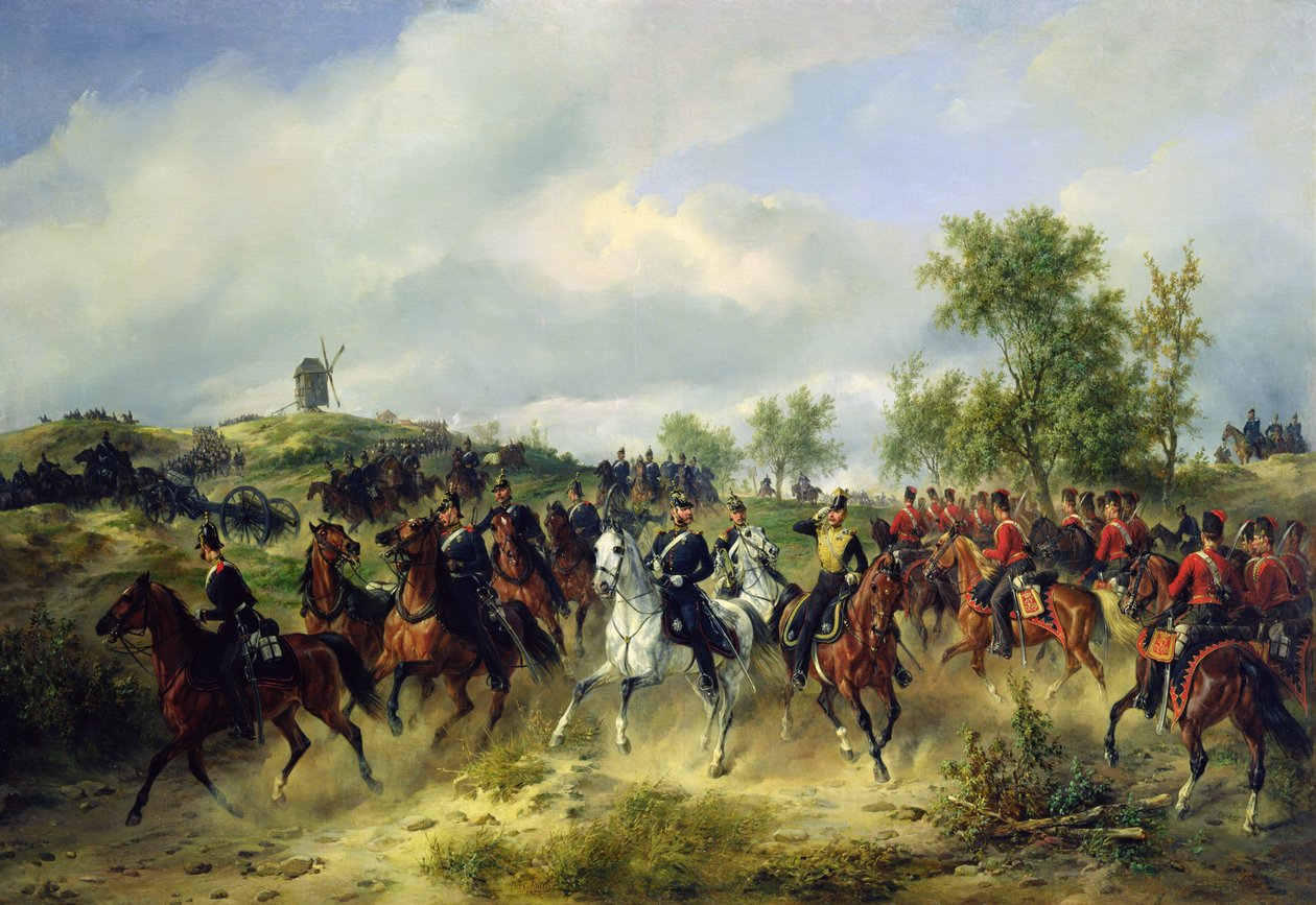 Cavalerie prussienne en expédition - Carl Friedrich Schulz