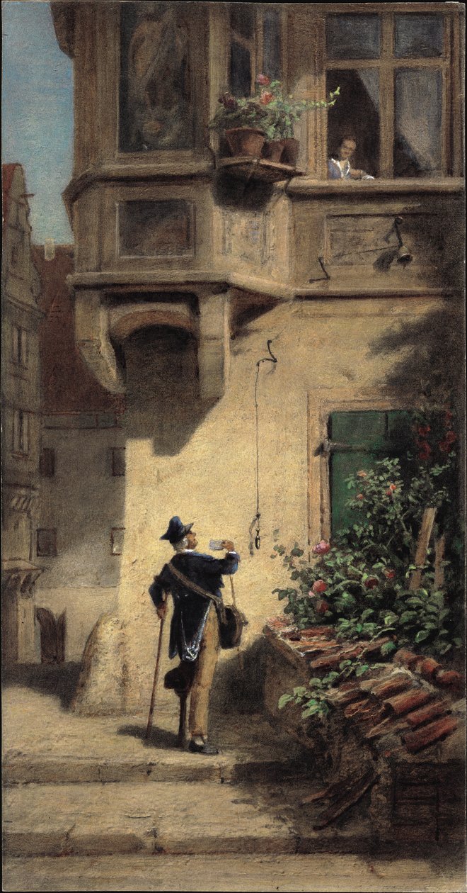 Le facteur - Carl Spitzweg