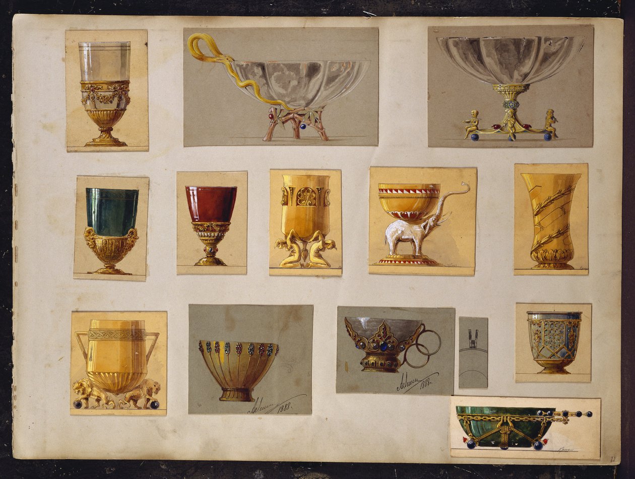 Sélection de dessins, Maison de Carl Fabergé - Carl Fabergé