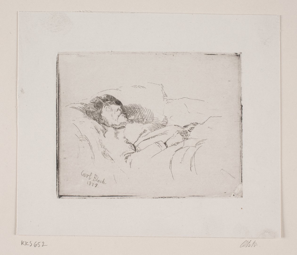 Le vieil homme malade - Carl Bloch