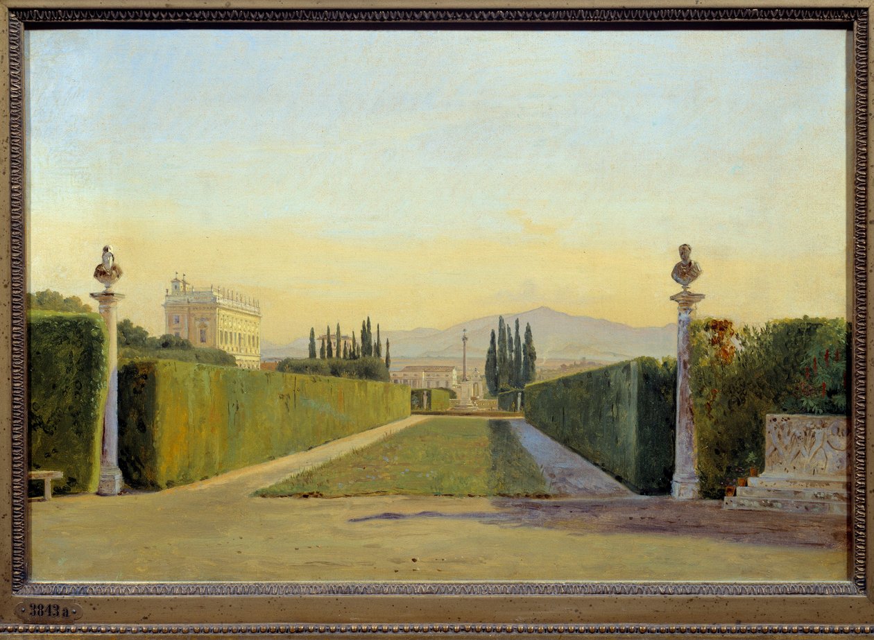 Les jardins de la Villa Albani - Carl Christian Constantin Hansen