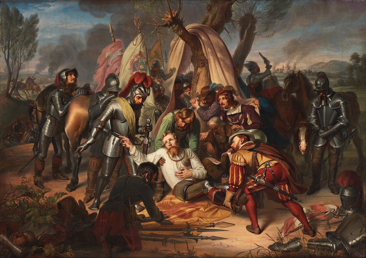 Maurice, électeur de Saxe à la bataille de Sievershausen - Carl Christian Vogel von Vogelstein
