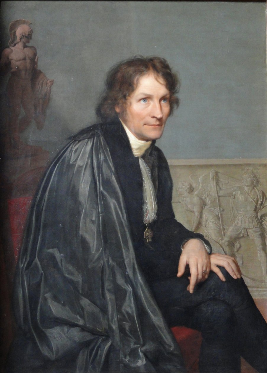 Portrait du sculpteur Bertel Thorvaldsen 1770-1844, 1814 - Carl Christian Vogel von Vogelstein