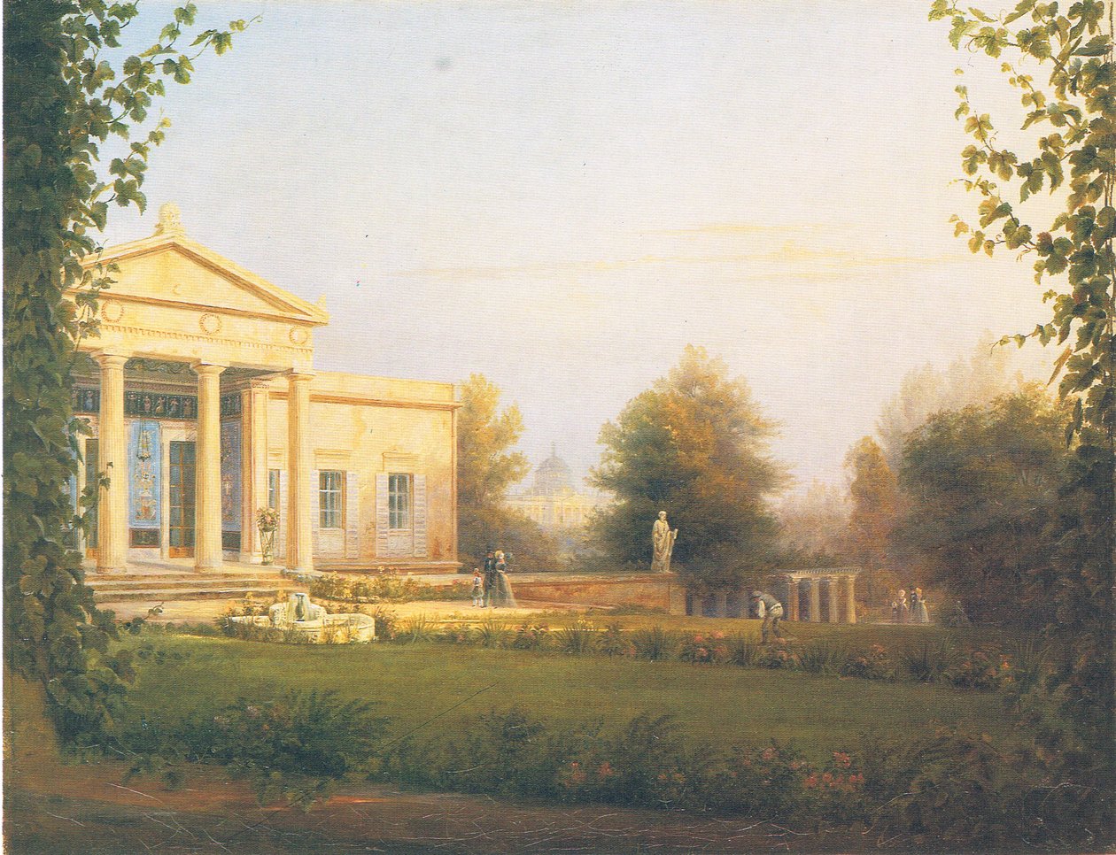 Vue depuis la véranda du château de Charlottenhof - Carl Daniel Freydanck
