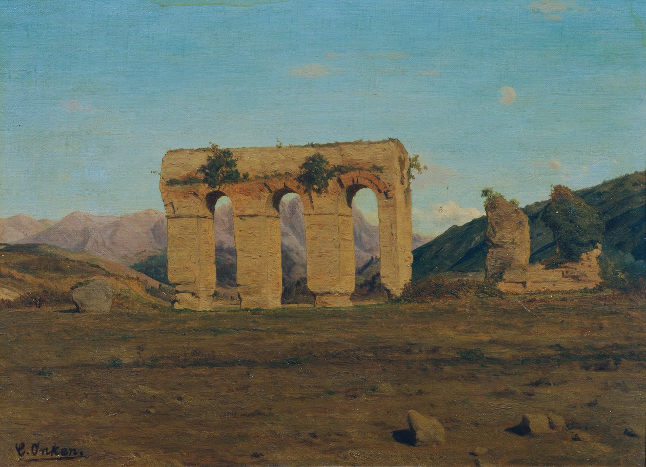 Aqueduc romain - Carl Eduard Onken