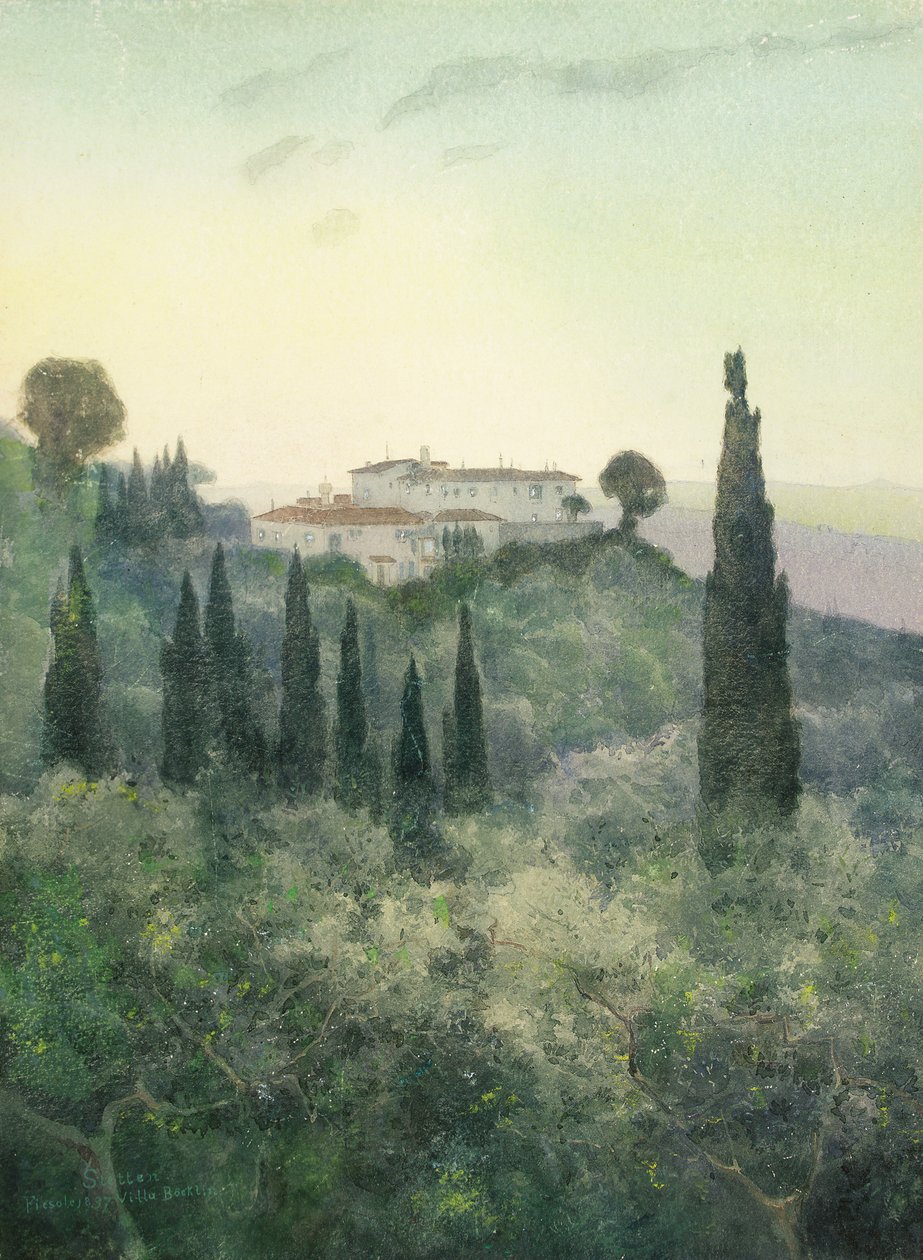 Villa Bocklin, Fiesole - Carl Ernest von Stetten