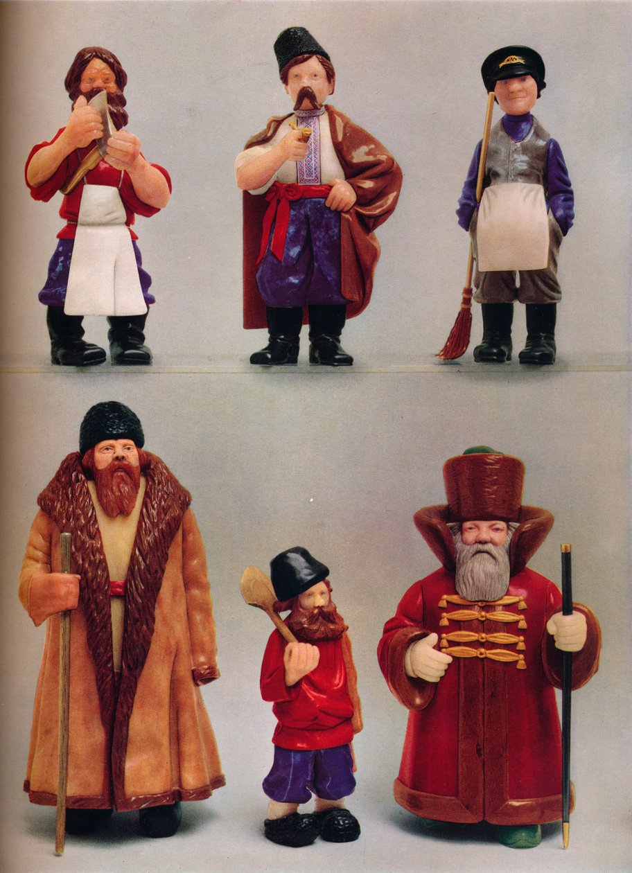 Types nationaux russes, vers 1935 - Carl Fabergé