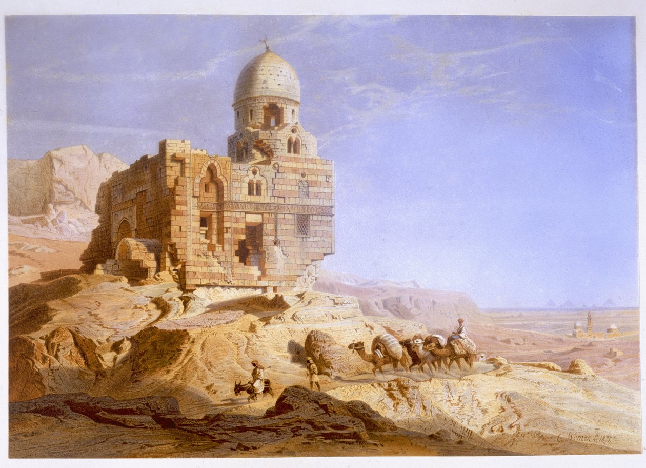 Tombes des califes, Le Caire, 1871 - Carl Friedrich Heinrich Werner