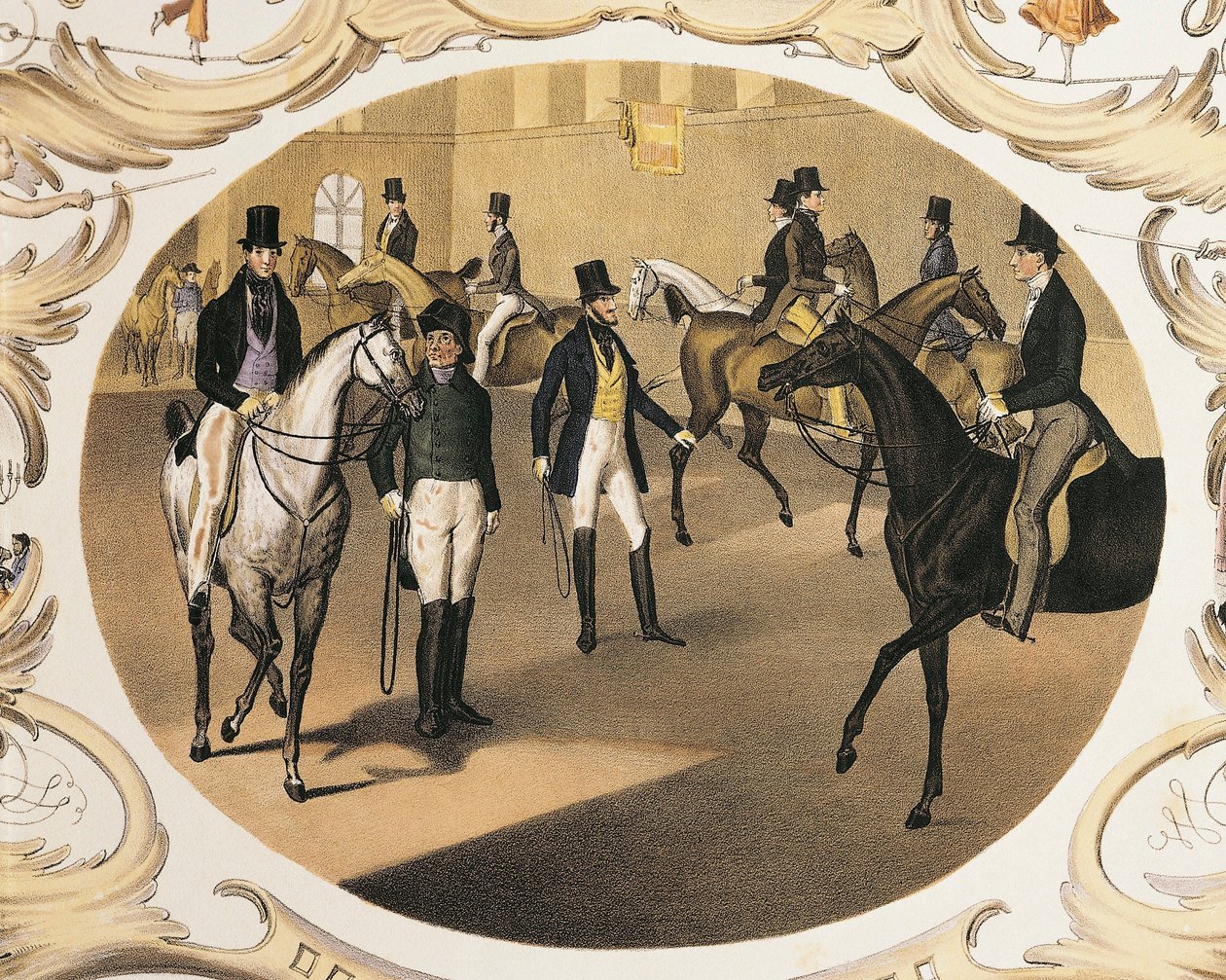 Autriche, Vienne, École d'équitation par Carl Kunz et Johann Geiger ...