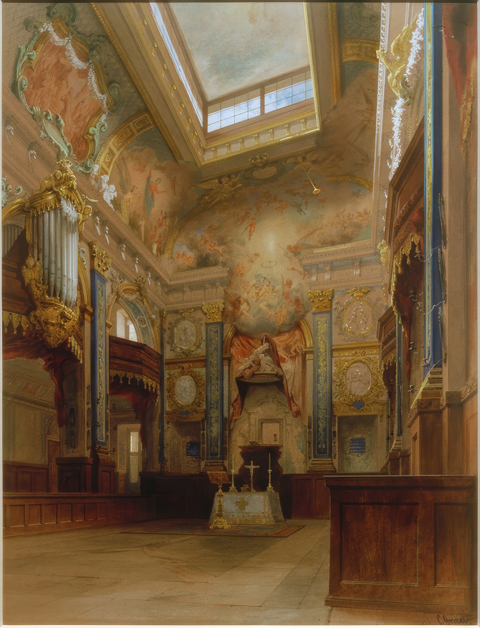 Chapelle du château de Charlottenburg - Carl Georg Anton Gräb