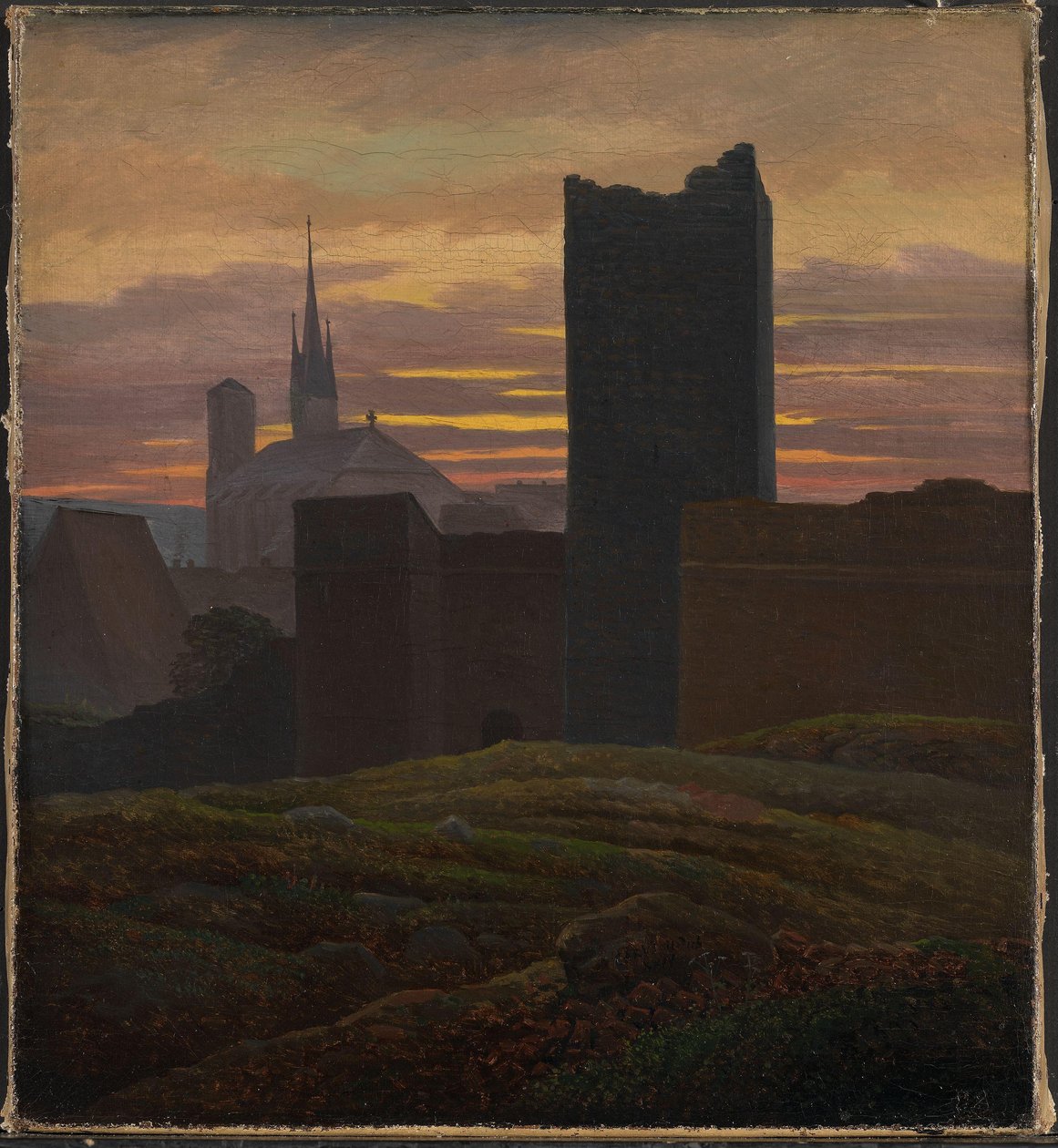 Château impérial, Eger - Carl Gustav Carus