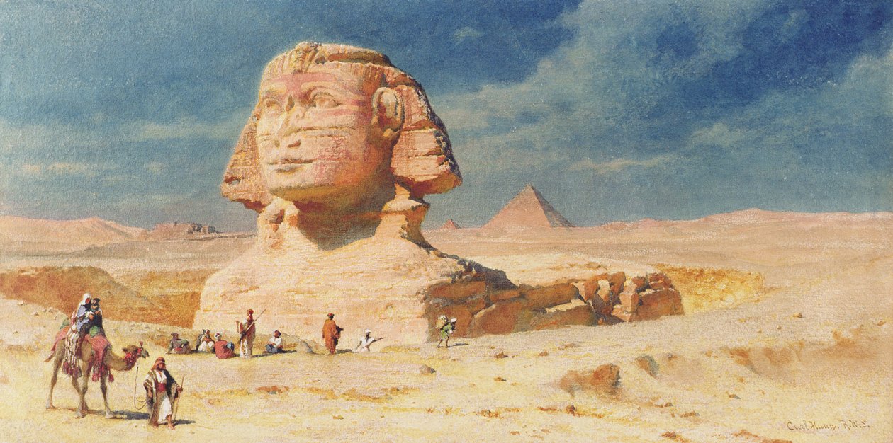 Le Sphinx de Gizeh, 1874 - Carl Haag