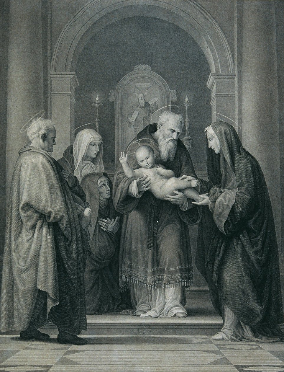 La présentation au temple - Carl Heinrich Rahl