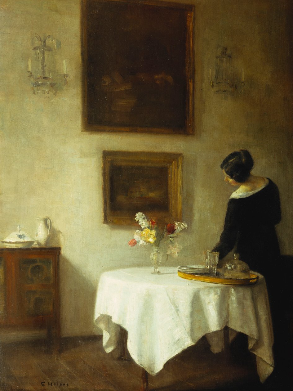 Une femme près d