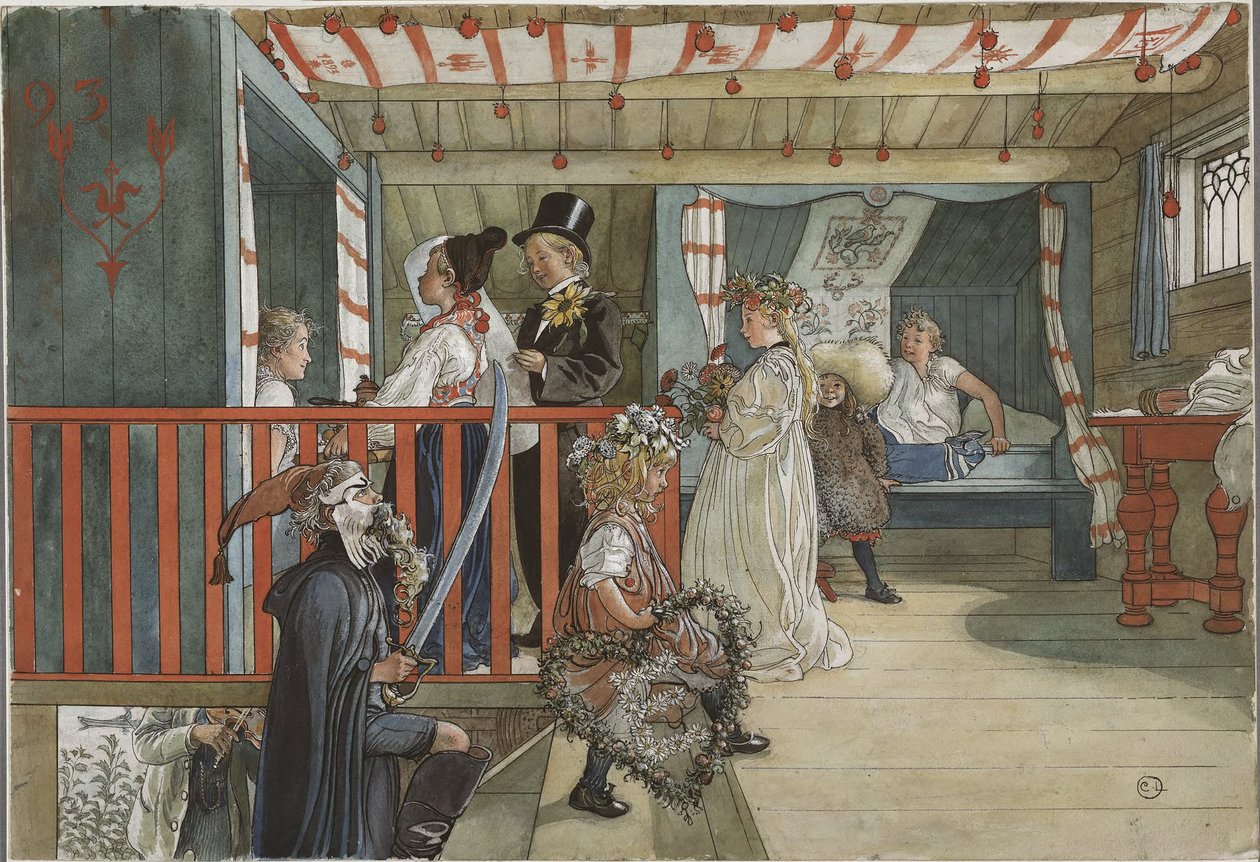 Une journée de fête - Carl Larsson