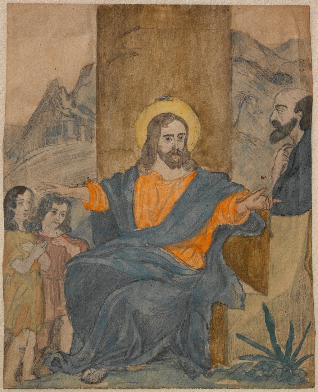 Jésus bénissant les enfants - Carl Larsson