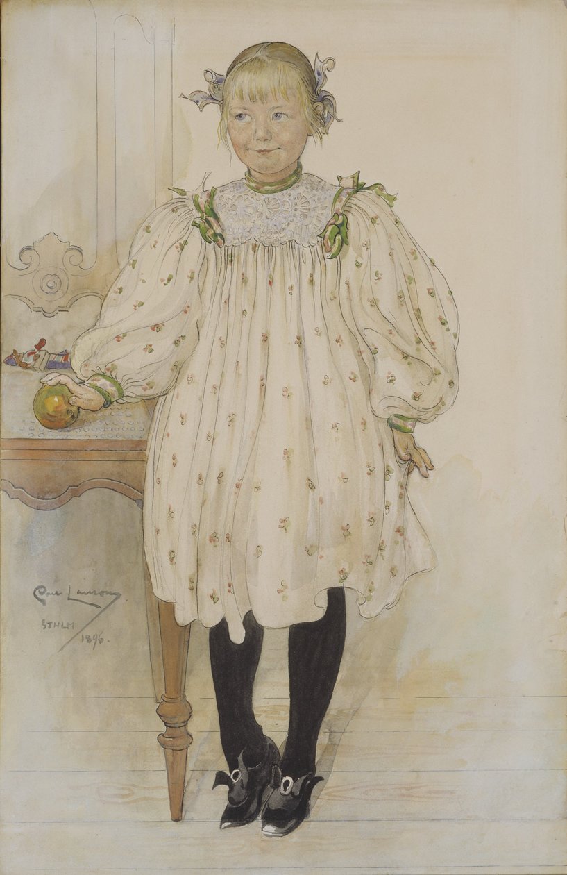 Martha Winslow enfant - Carl Larsson