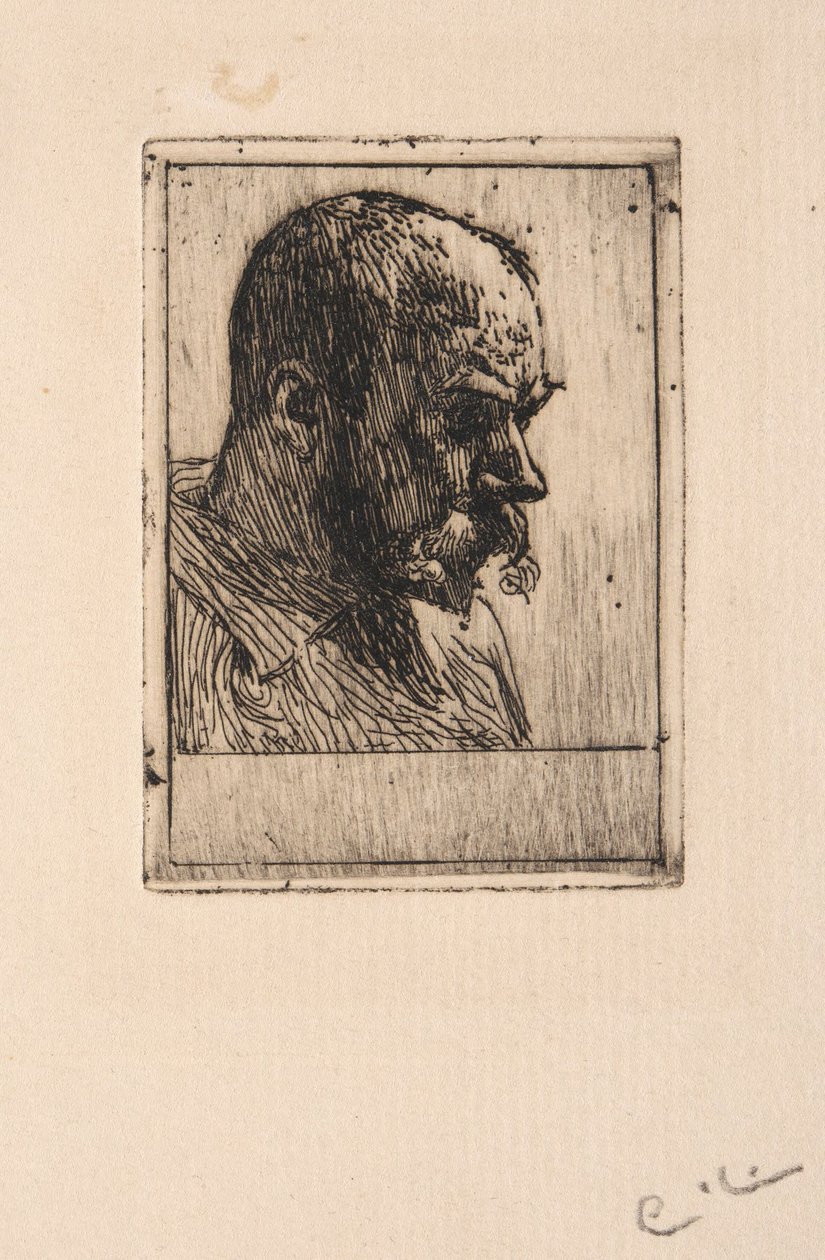 Autoportrait en blouse de peintre - Carl Larsson