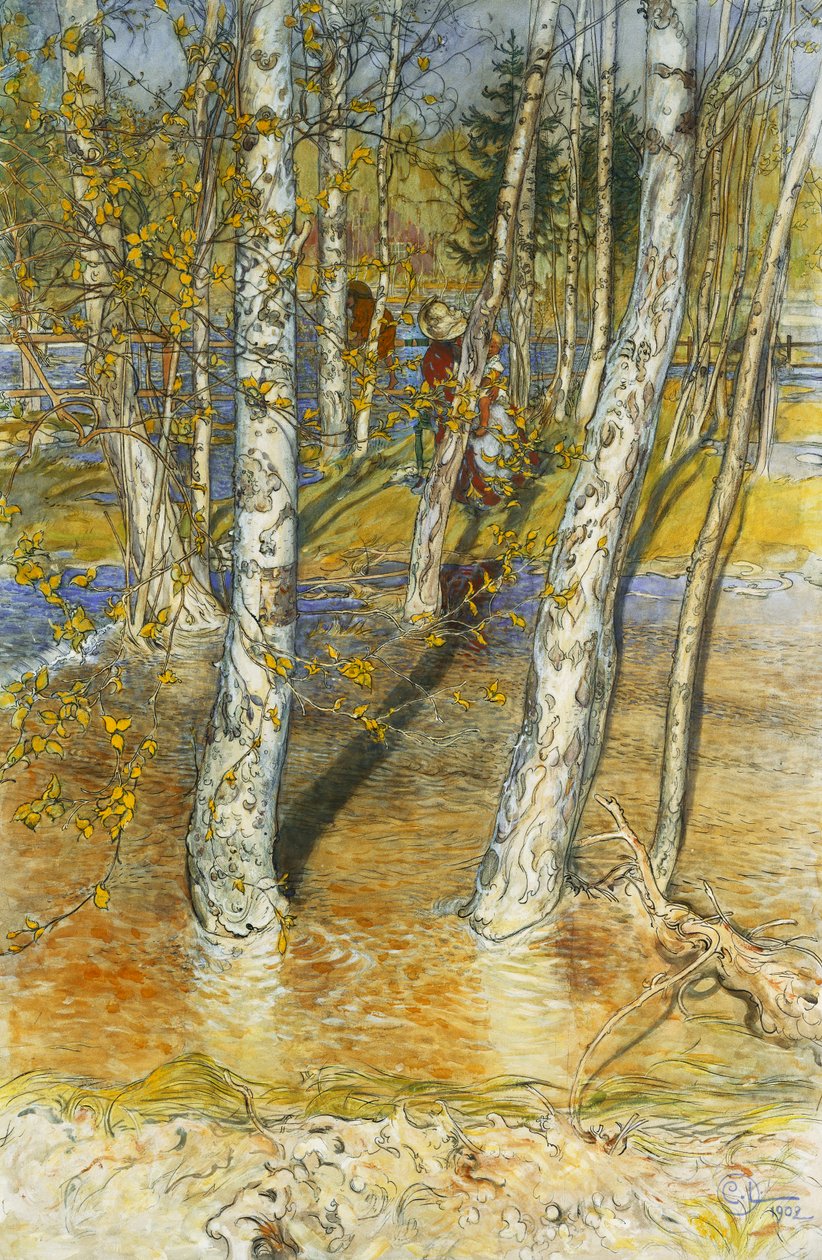 Crue de Printemps, 1902 - Carl Larsson