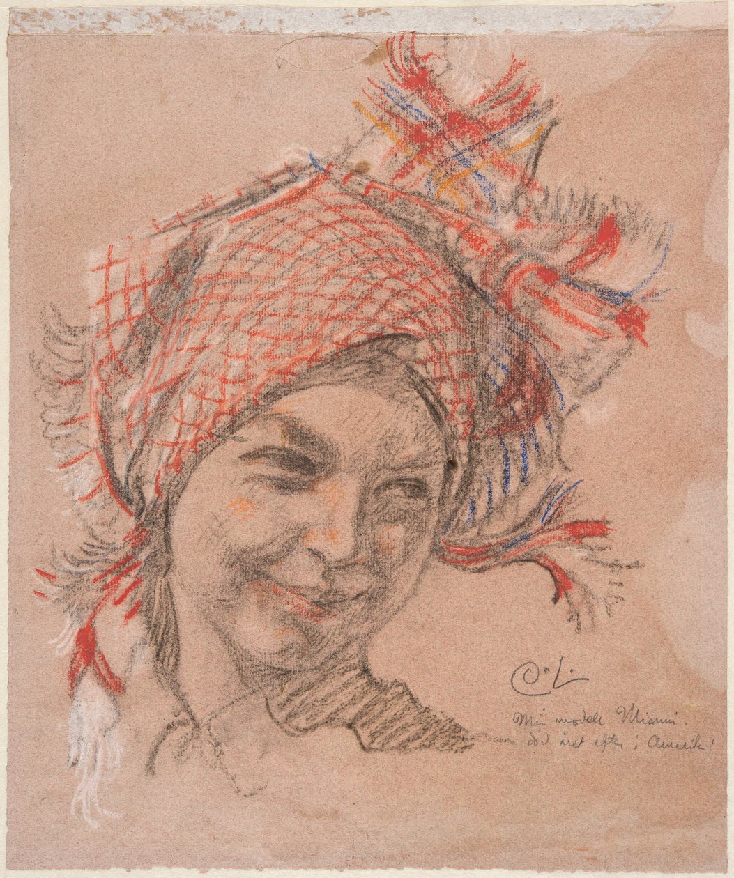Étude de la tête - Carl Larsson