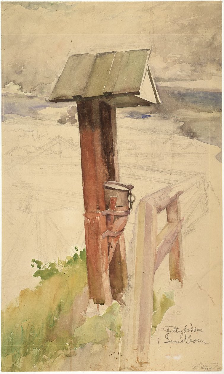 La boîte de charité de Sundborn - Carl Larsson
