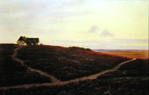 Un Cottage au Jutland - Carl Locher