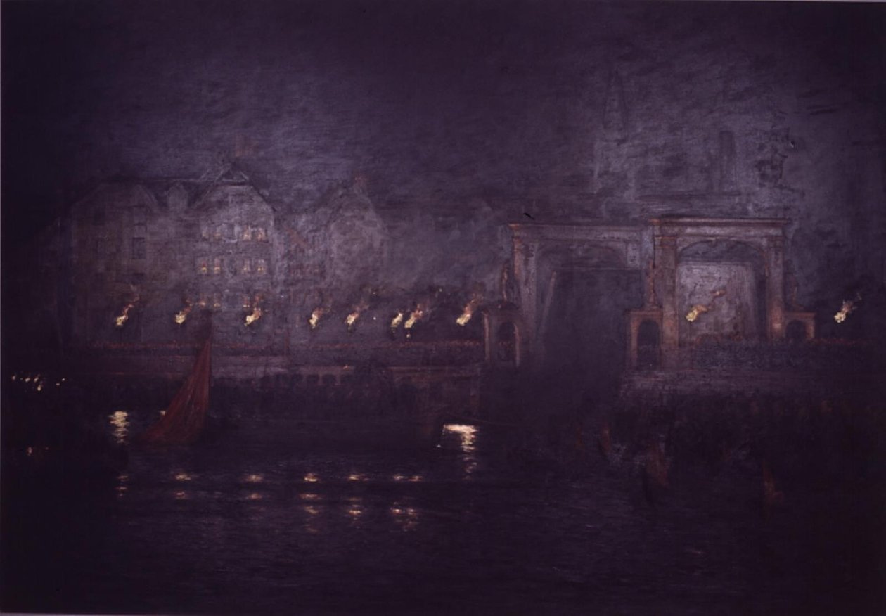 Les funérailles de Frederik VII le 2 décembre 1863 - Carl Locher