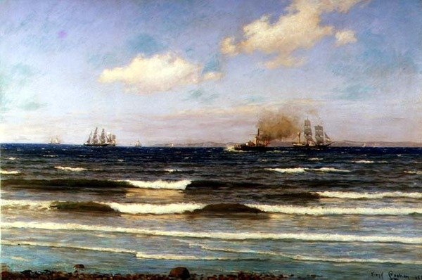 Paysage marin, Skagen - Carl Locher