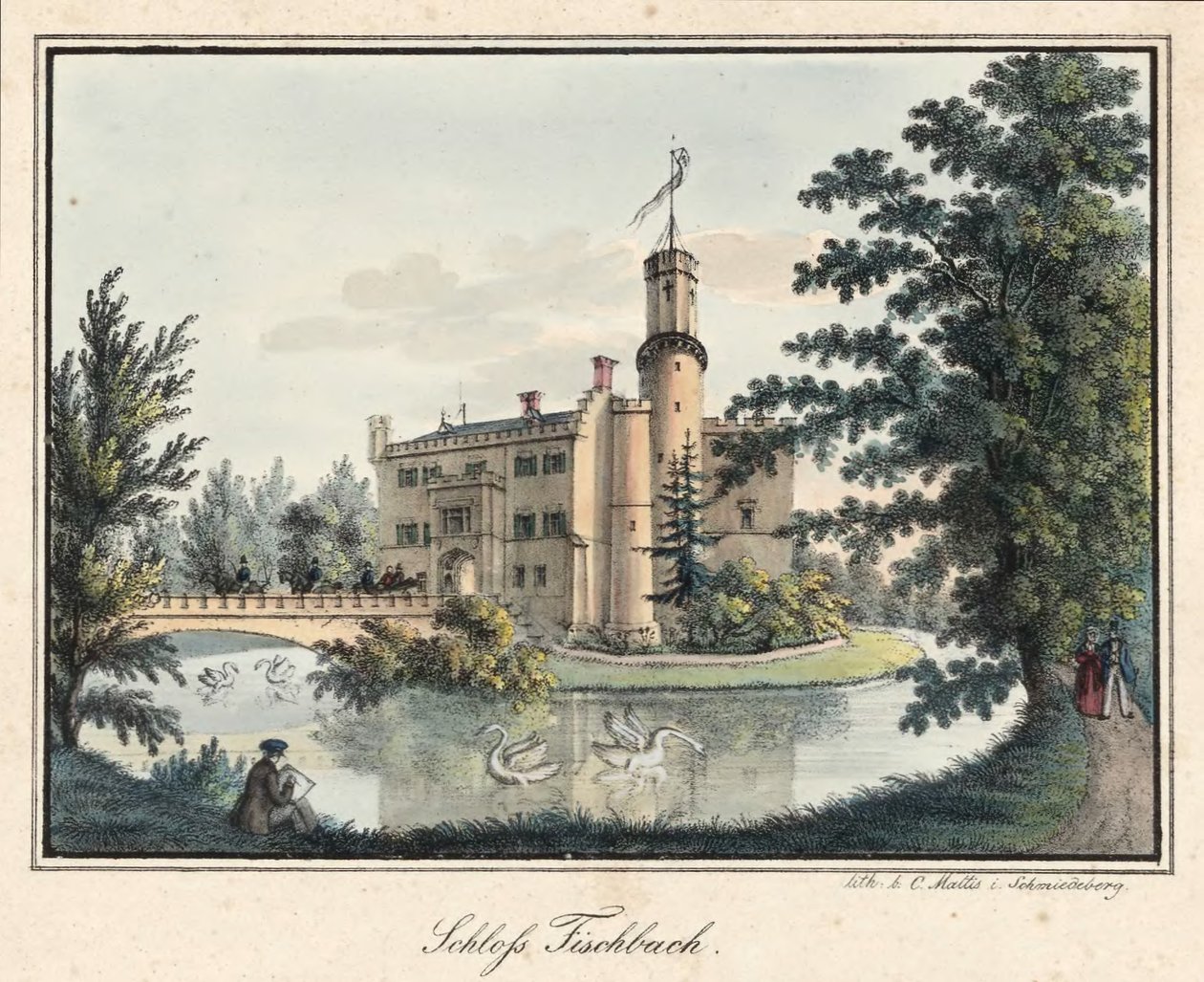 Château de Fischbach (Silésie) - Carl Mattis