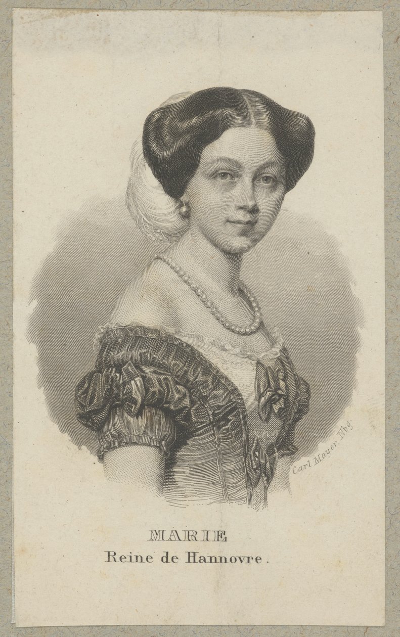 Marie de Hanovre (1776 Londres - 1857 Londres) - princesse de Grande-Bretagne et d
