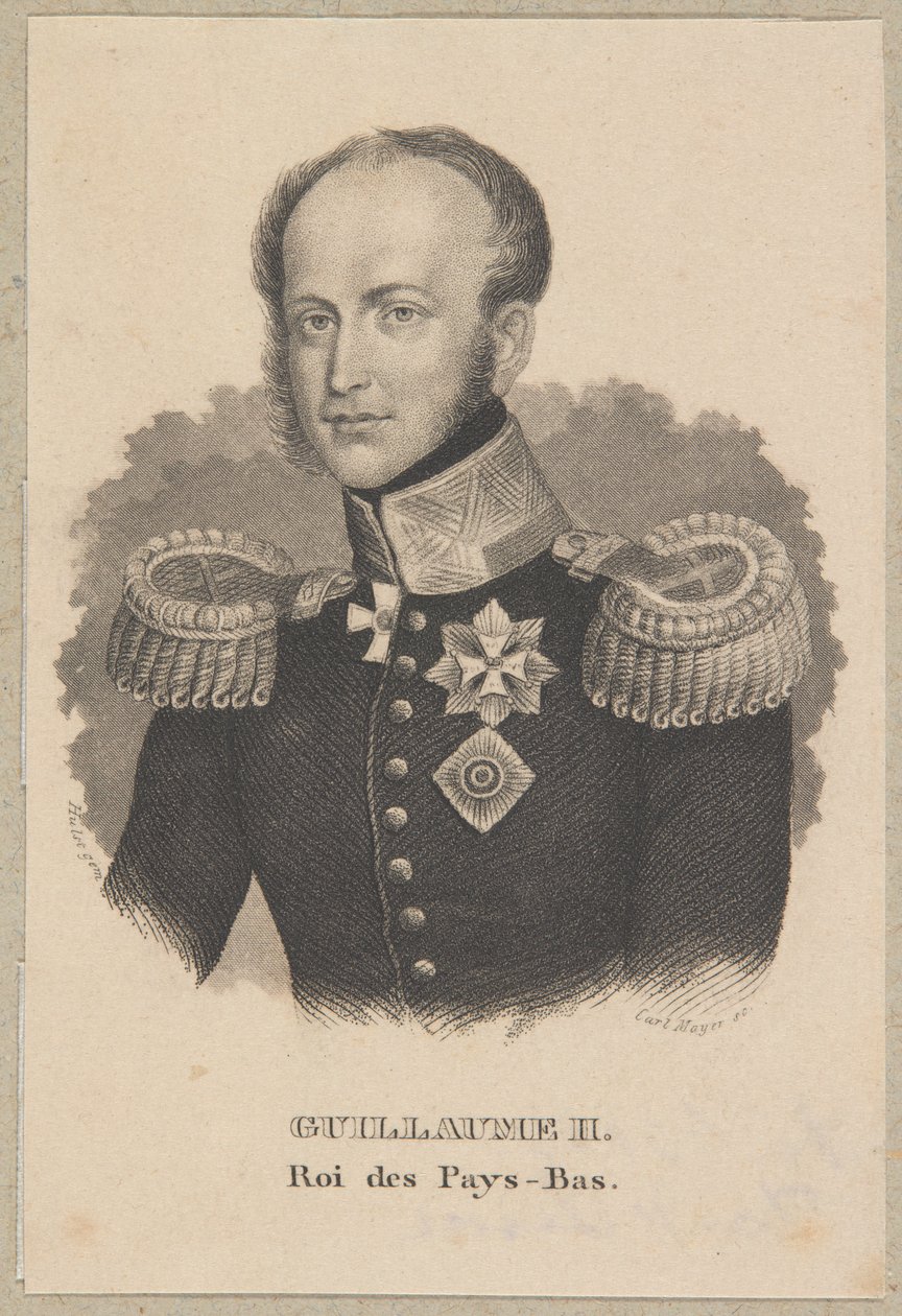 Guillaume II, roi des Pays-Bas - Carl Mayer