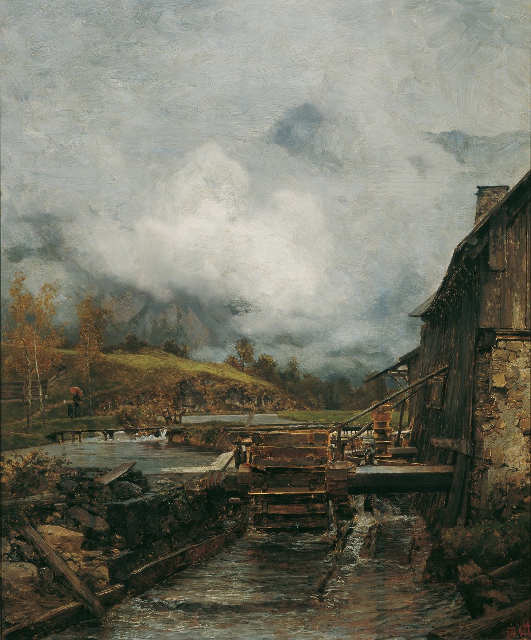 Moulin à eau à Goisern (d