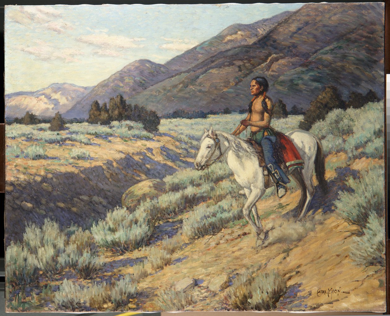 Éclaireur, vallée de Taos, Nouveau-Mexique - Carl Moon