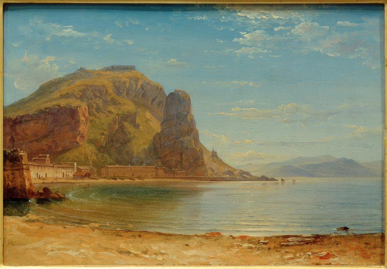 Terracina avec le rocher du poisson - Carl Morgenstern