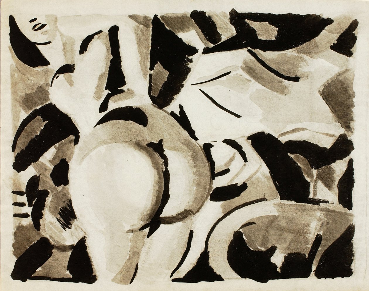 Femme nue, vue de dos - Carl Newman